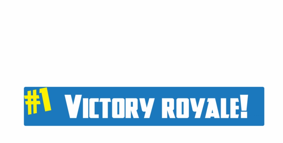 Fortnite Victory Royale Png Cobalt Blue
