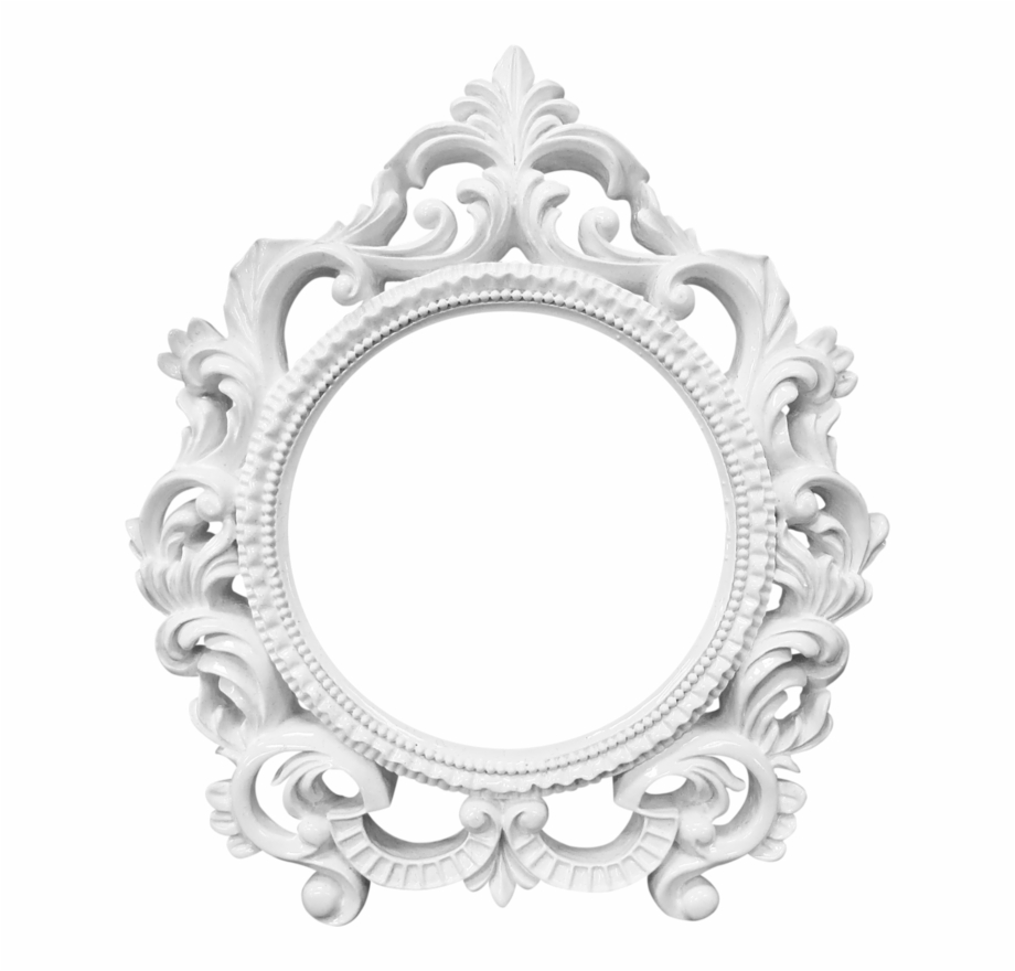White Oval Frame Png Oval White Frame Png