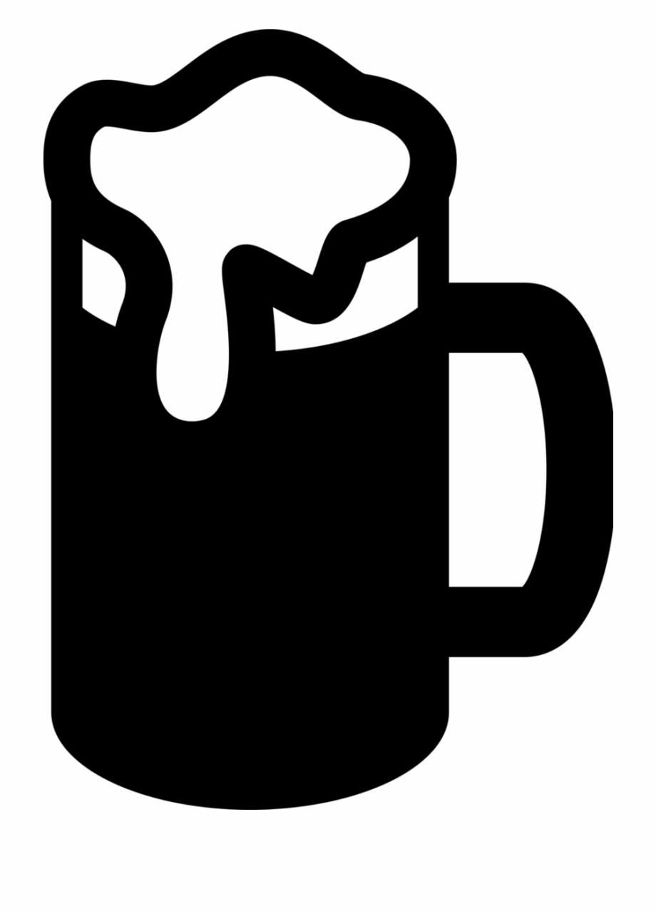 Birthday Party Clipart Beer Mug Silhouette Png