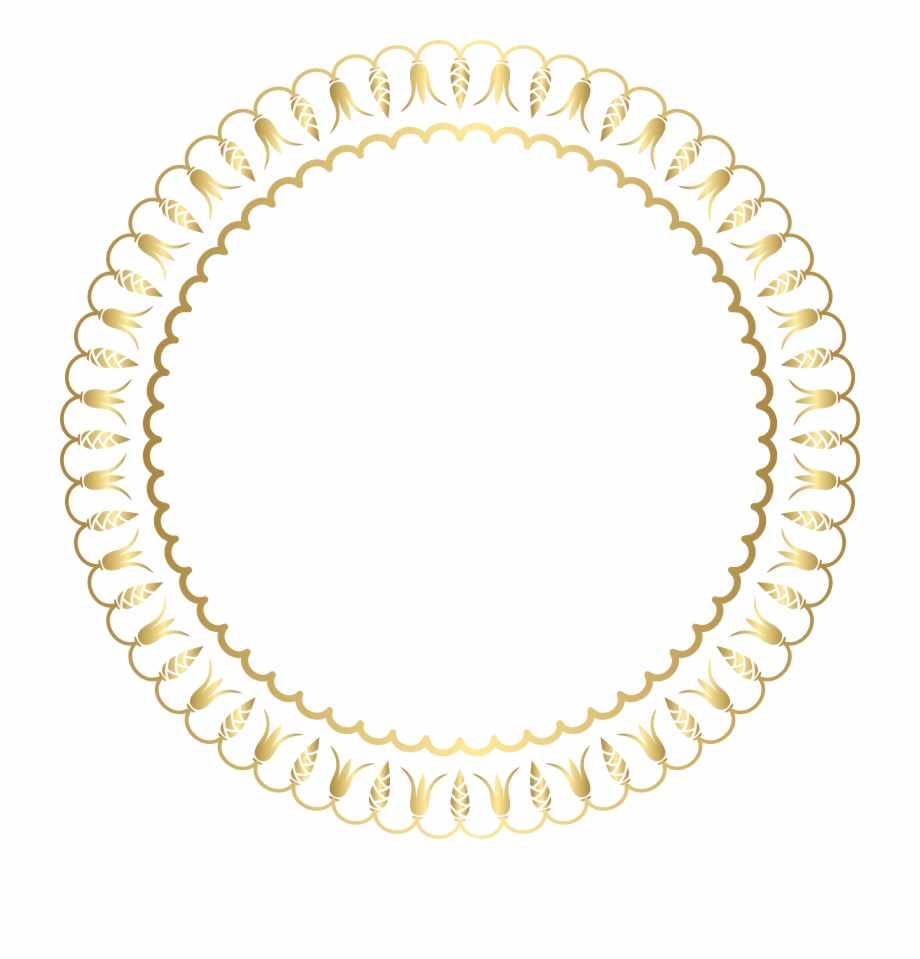 Decorative Round Border Frame Png Clip Art Gallery