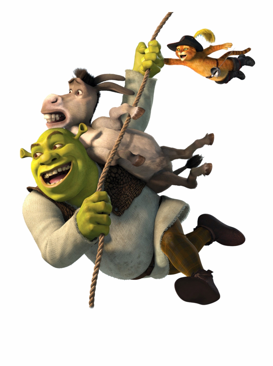 Shrek Png Shrek Donkey And Pusz - Clip Art Library