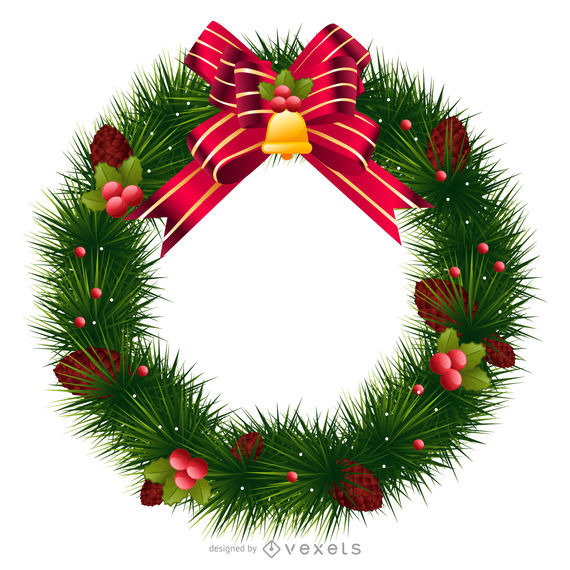 Christmas Wreath Vector Png