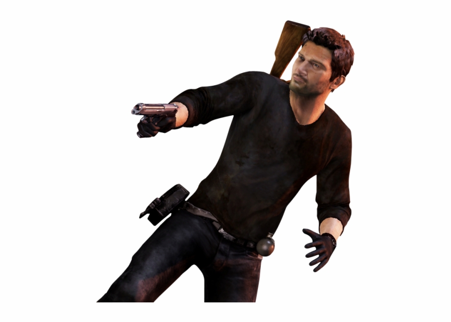 Download Png Image Report Nathan Drake Black Outfit