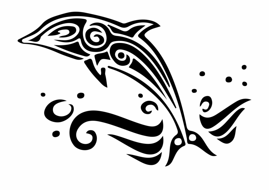 Png Transparent Dolphin Tribe Tattoo Decal Animal Free