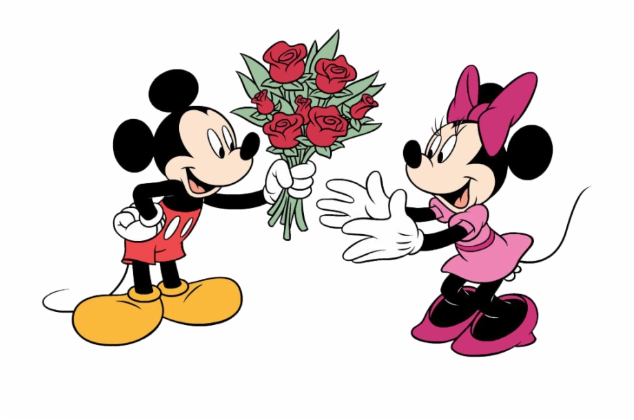 Mickey And Minnie Clipart Amp Look At Mickey
