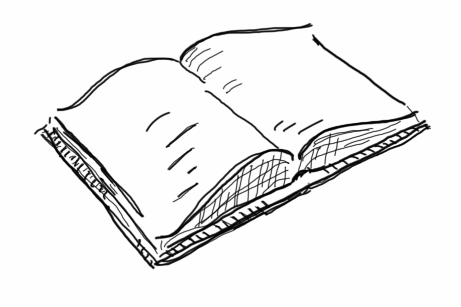 Books Drawing Open Book Open Book Drawing Png