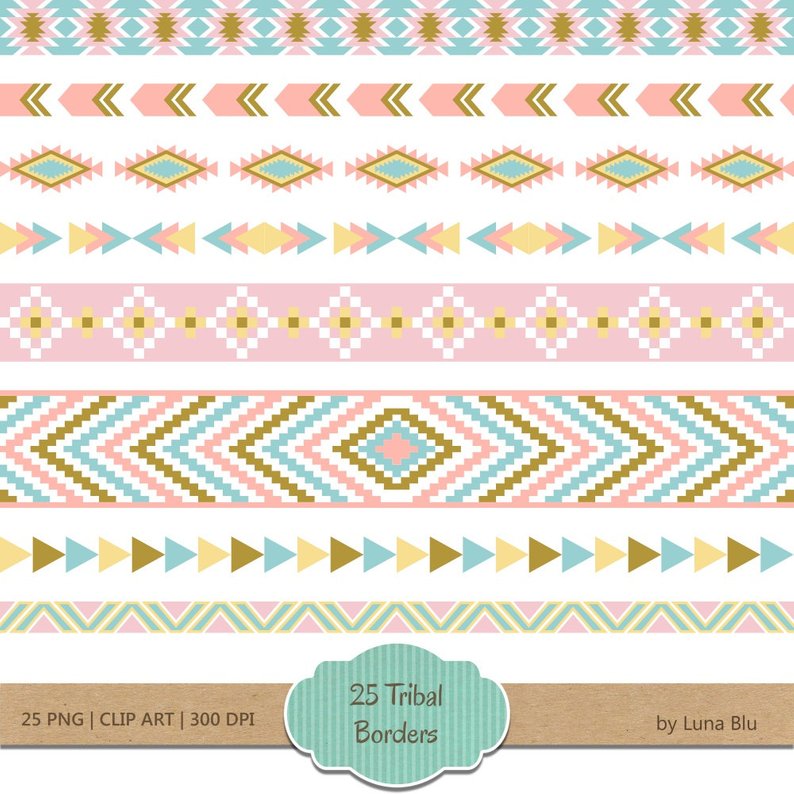Tribal Border Png - Clip Art Library