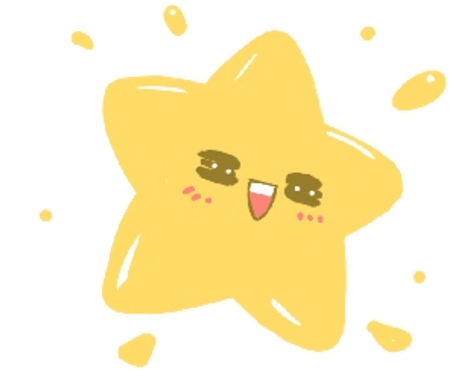 Kawaii Star Transparent Freetoedit Cute Sticker Transparent Kawaii