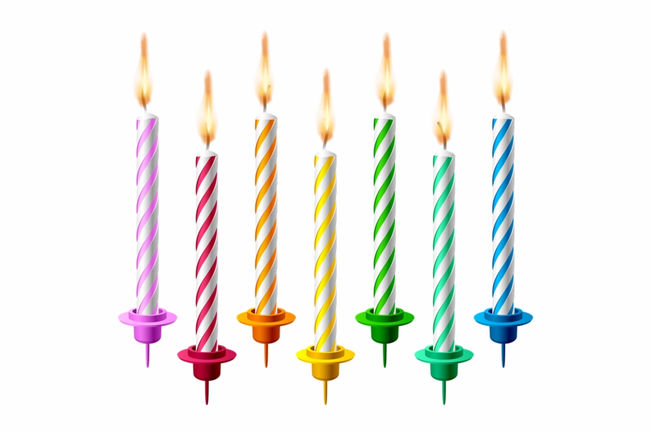 Birthday Candles Transparent Png Birthday Cake Candle Png