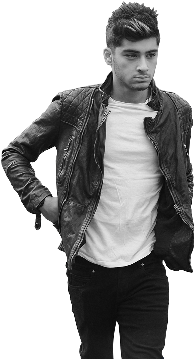 Zayn Malik Transparent Leather Jacket