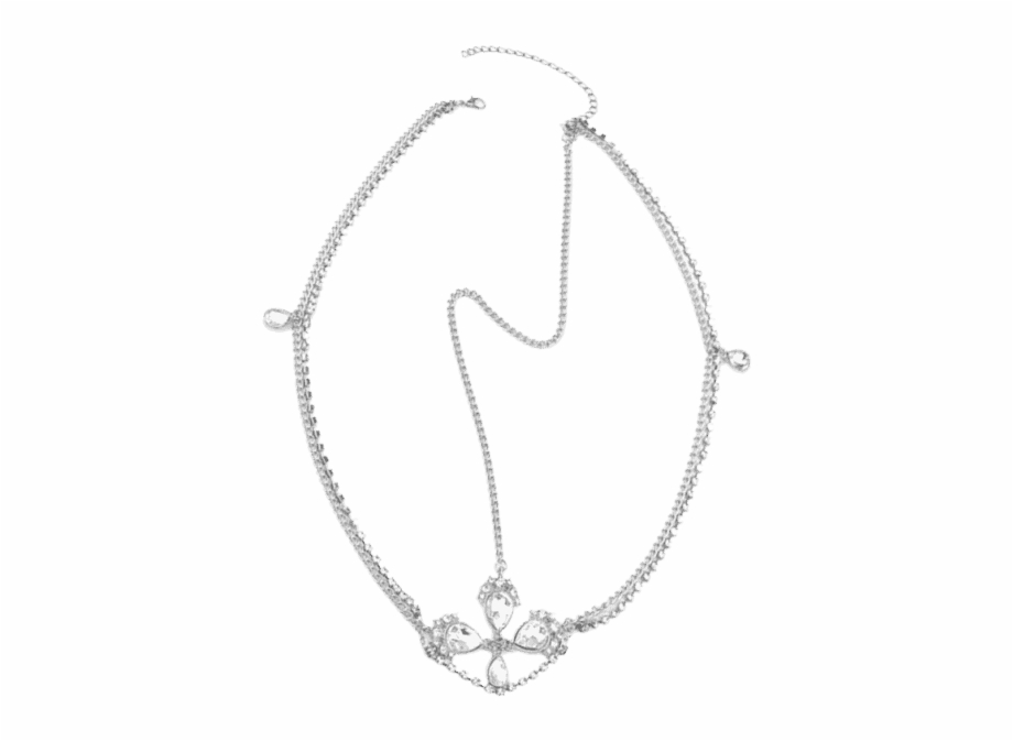 Chain Transparent Head Necklace