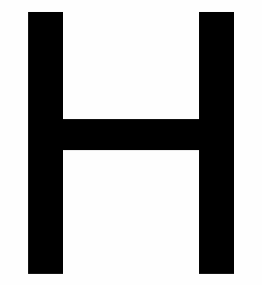 Letter H Png H Arial