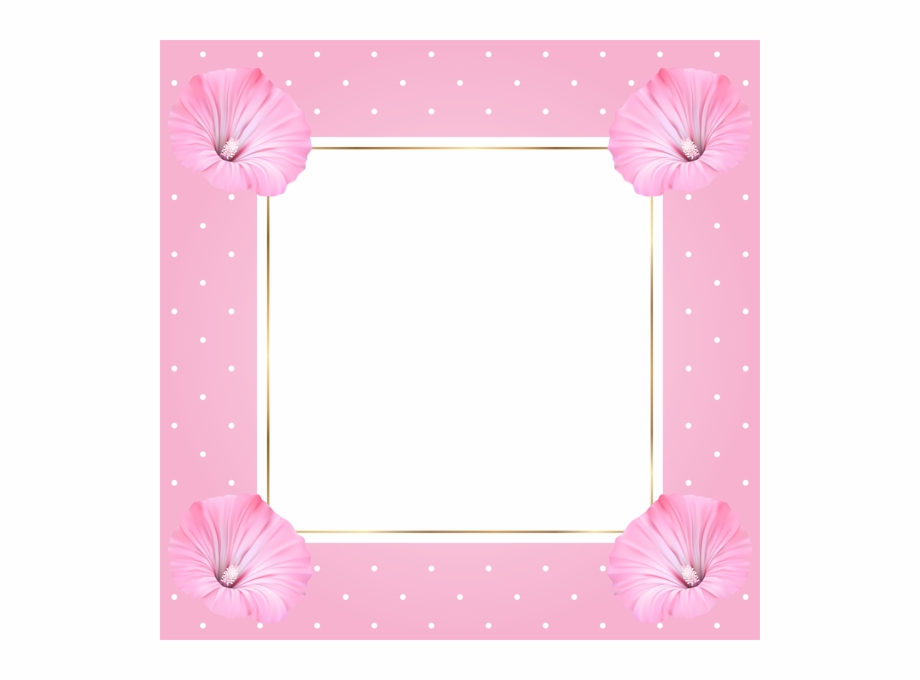 Pink Png Transpa Frame With Flowers Transpa Frame