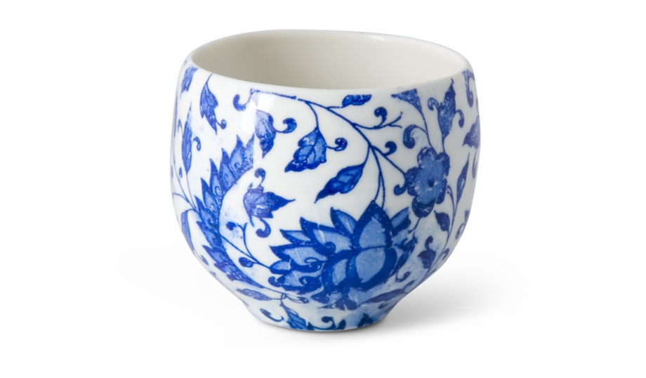 Teacup Squat Blue Blue And White Porcelain