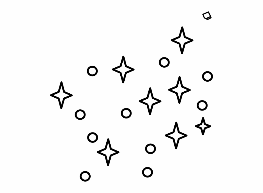 stars clipart black and white png

