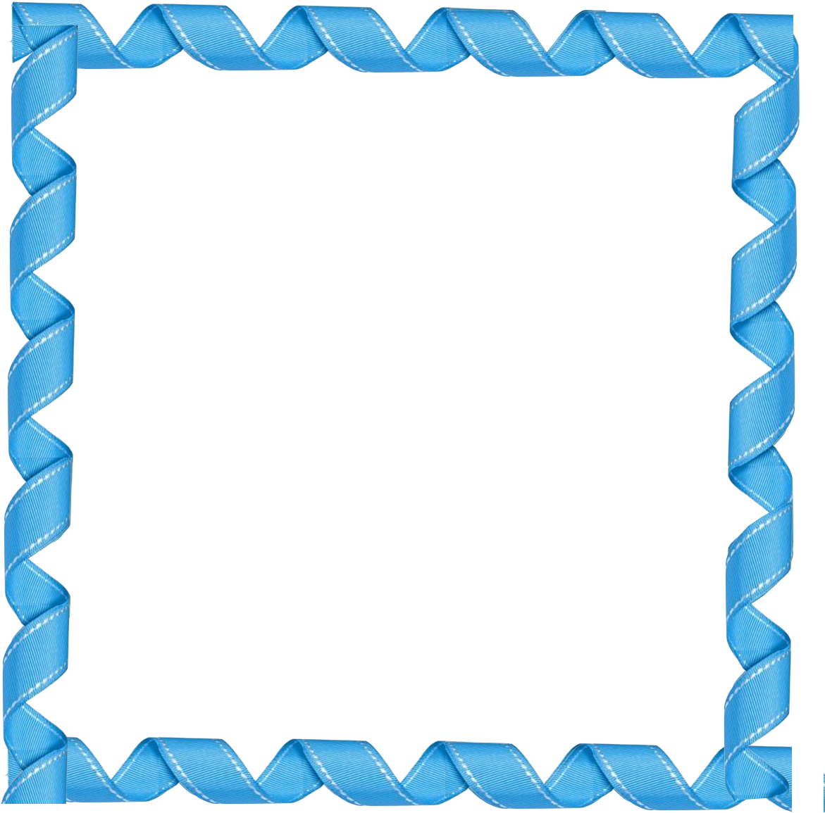 Picture Frames Blue Clip Art Blue Border Transparent