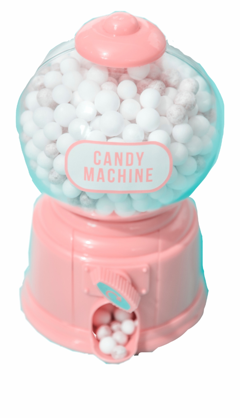 Gunballs Gumball Machine Pink White Sweet Fun Chewing