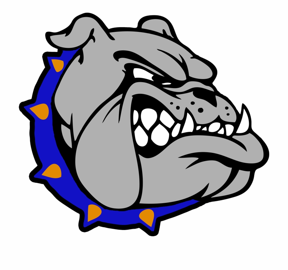Triangle Clip Bulldog Garfield High School Logo
