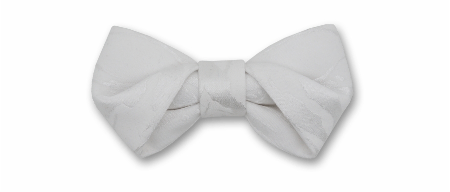 Folding In White Bow Tie Formal Wear