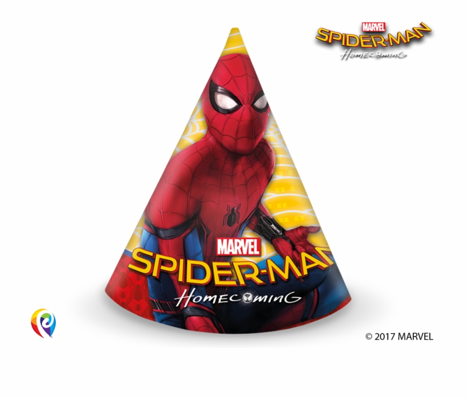 Spider Man Homecoming 6 Party Hats Spiderman Party