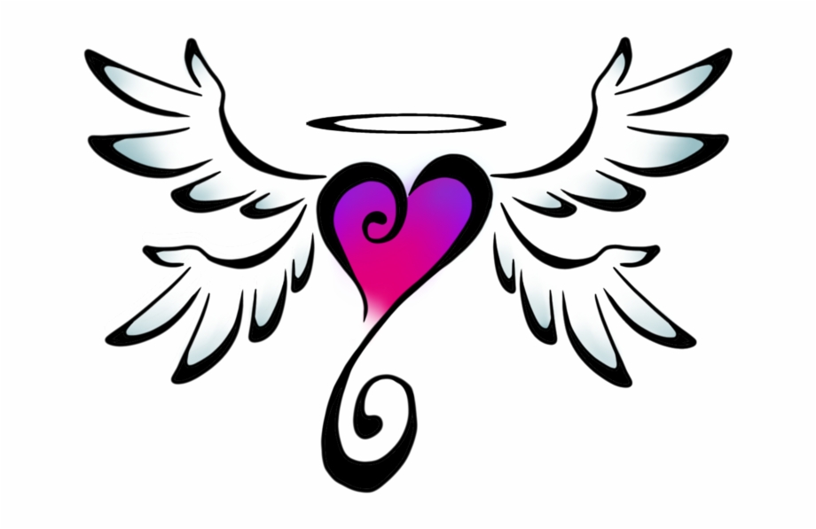 Heart Tattoos Clipart Boys Png Heart And Wings