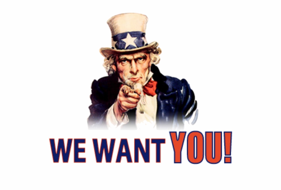 We Want You Join Us Uncle Sam