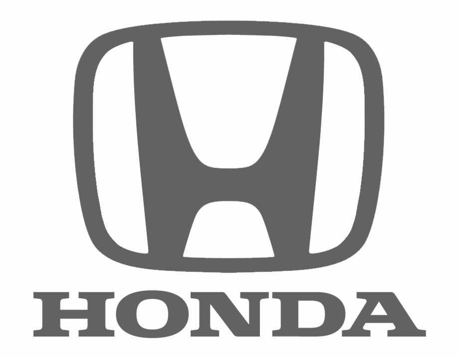 Honda Automobile Company Yellow Backed Logo Fun Bi