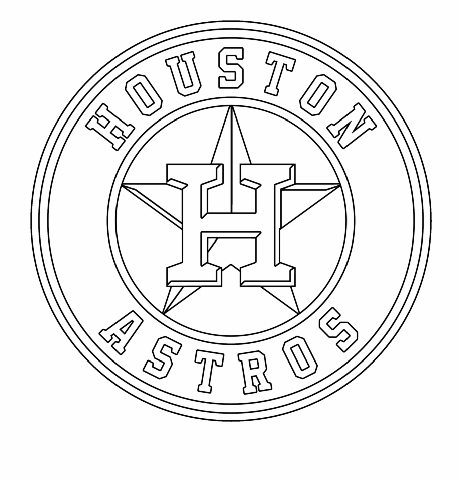 Houston Astros Logo Color Page Houston Astros Logo