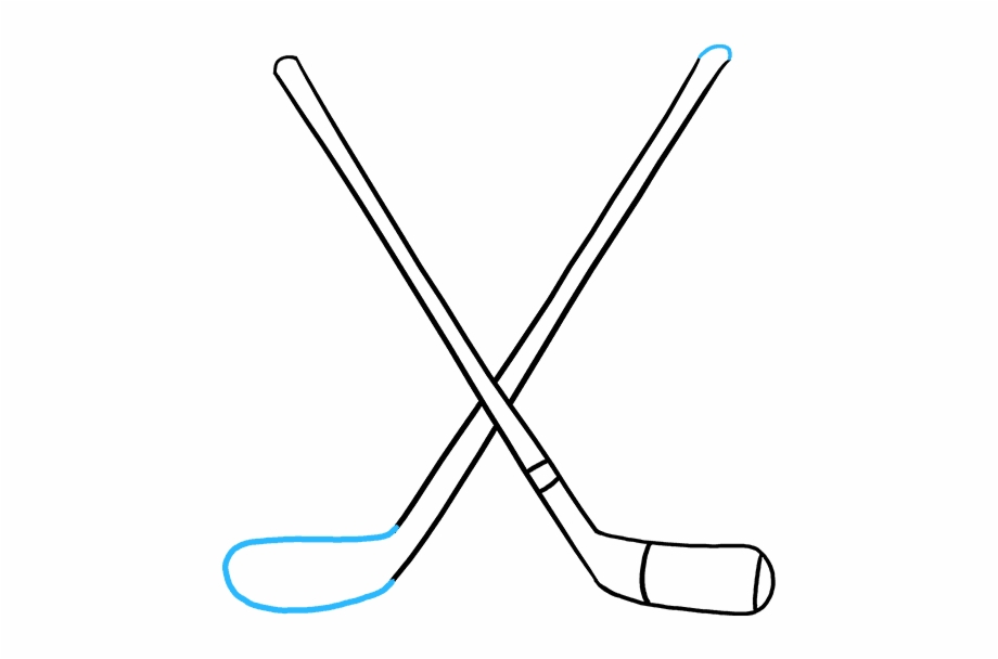 How To Draw Hockey Sticks Draw A Hockey
