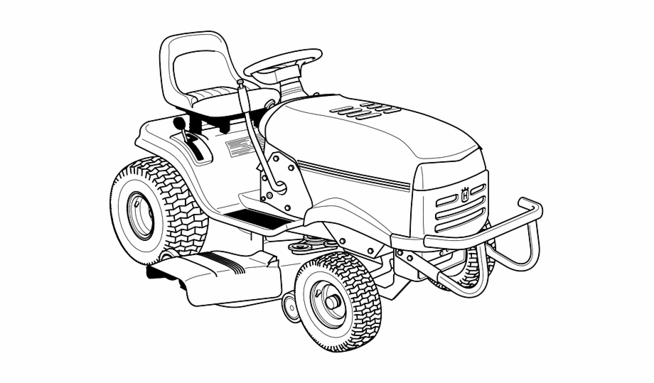 Clip Black And White Download Lawn Mower At
