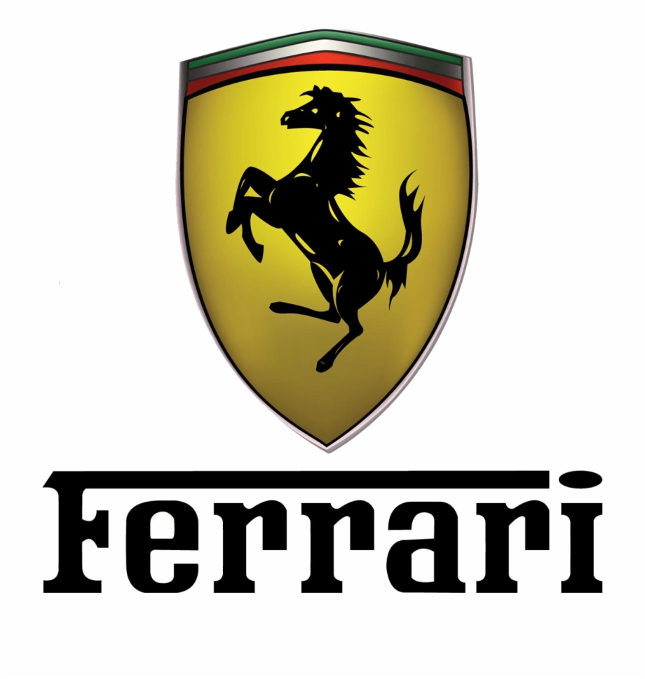 Download Ferrari Logo Txt Transparent Png Ferrari Logo