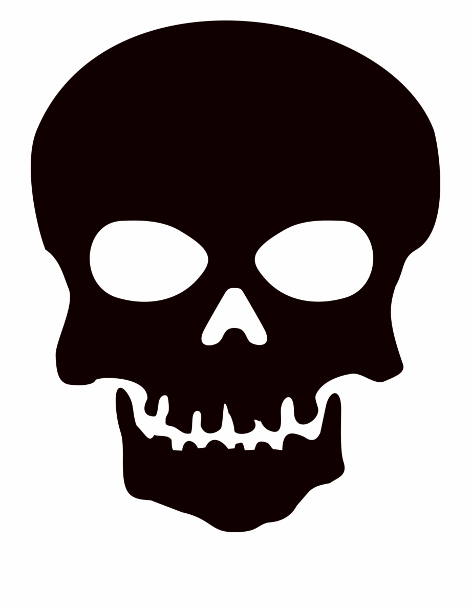 Black Skull Png Image With Transparent Background Halloween
