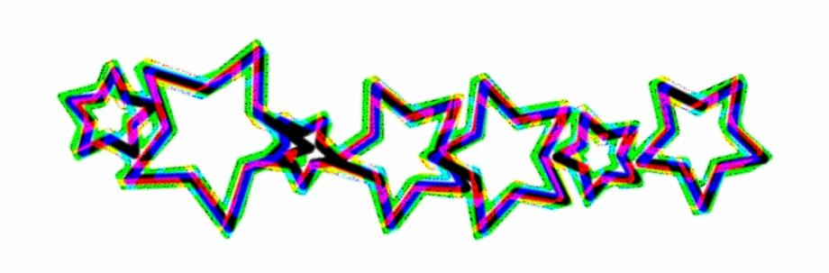 Sticker Stars Aesthetic Glitch Tumblr Crown Png Cute