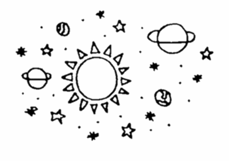 Sticker Space Black Tumblr Planets Stars Star Png