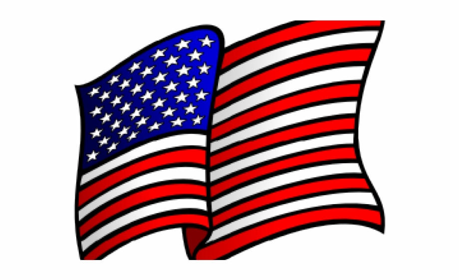 Transparent American Flag Clip Art