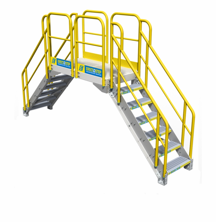 Industrial 6 Step Crossover Stairs Playground