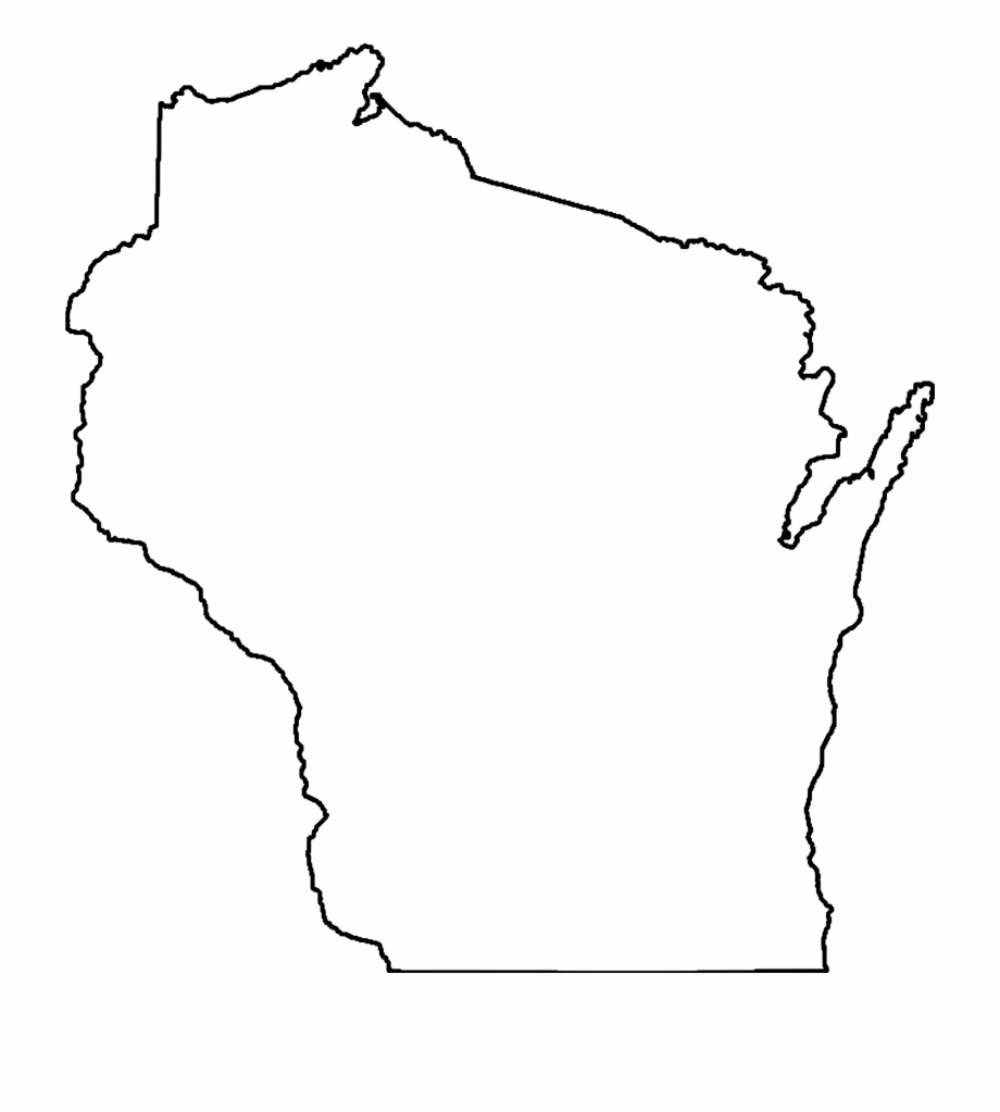United States Drawing At Getdrawings Wisconsin State Outline