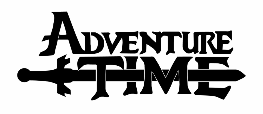 Adventure Time Logo Png Adventure Time Logo Black