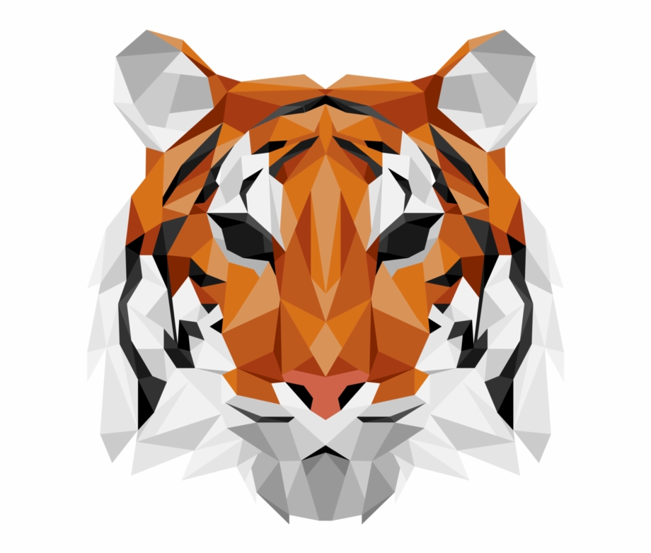 Animals Png Geometric Tiger