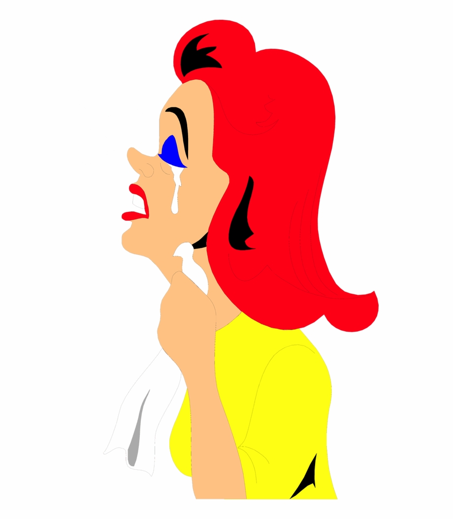 Crying Clipart Sad Lady Woman Crying Clipart Gif