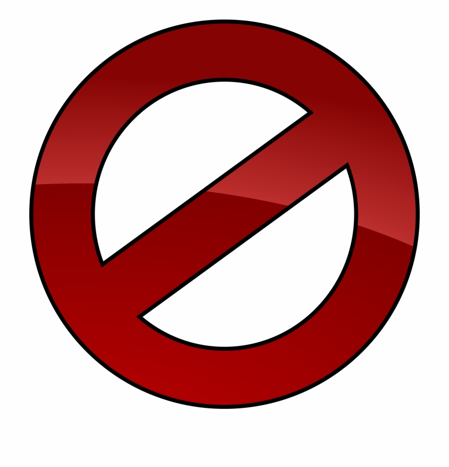 Free Vector Denied Ghostbusters Logo Without Ghost