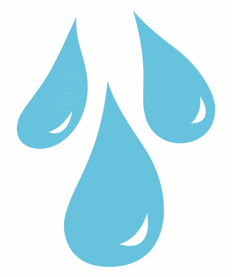 Rain Drops Vector Png Mlp Raindrop Cutie Mark - Clip Art Library