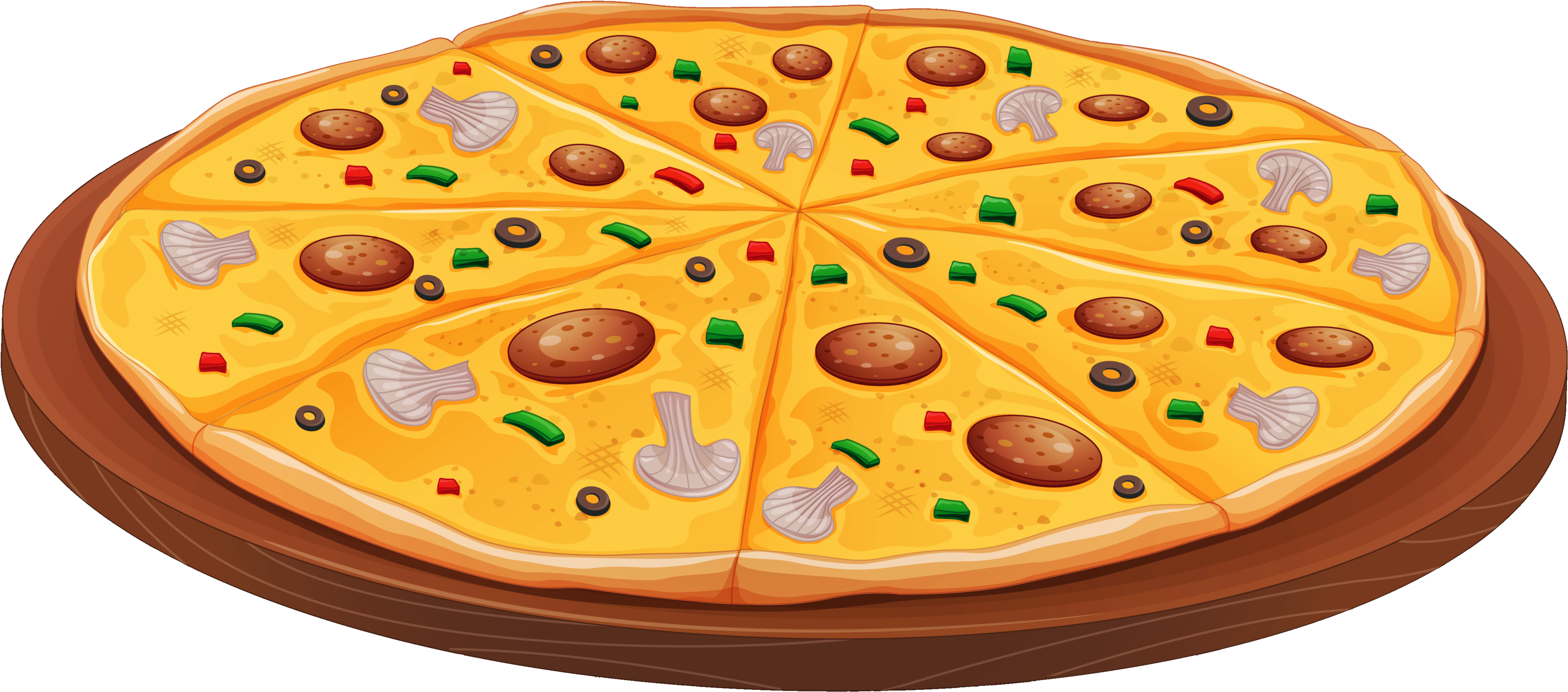Pizza Pizza Rysunek Free Transparent Clipart Clipartkey | Images and ...
