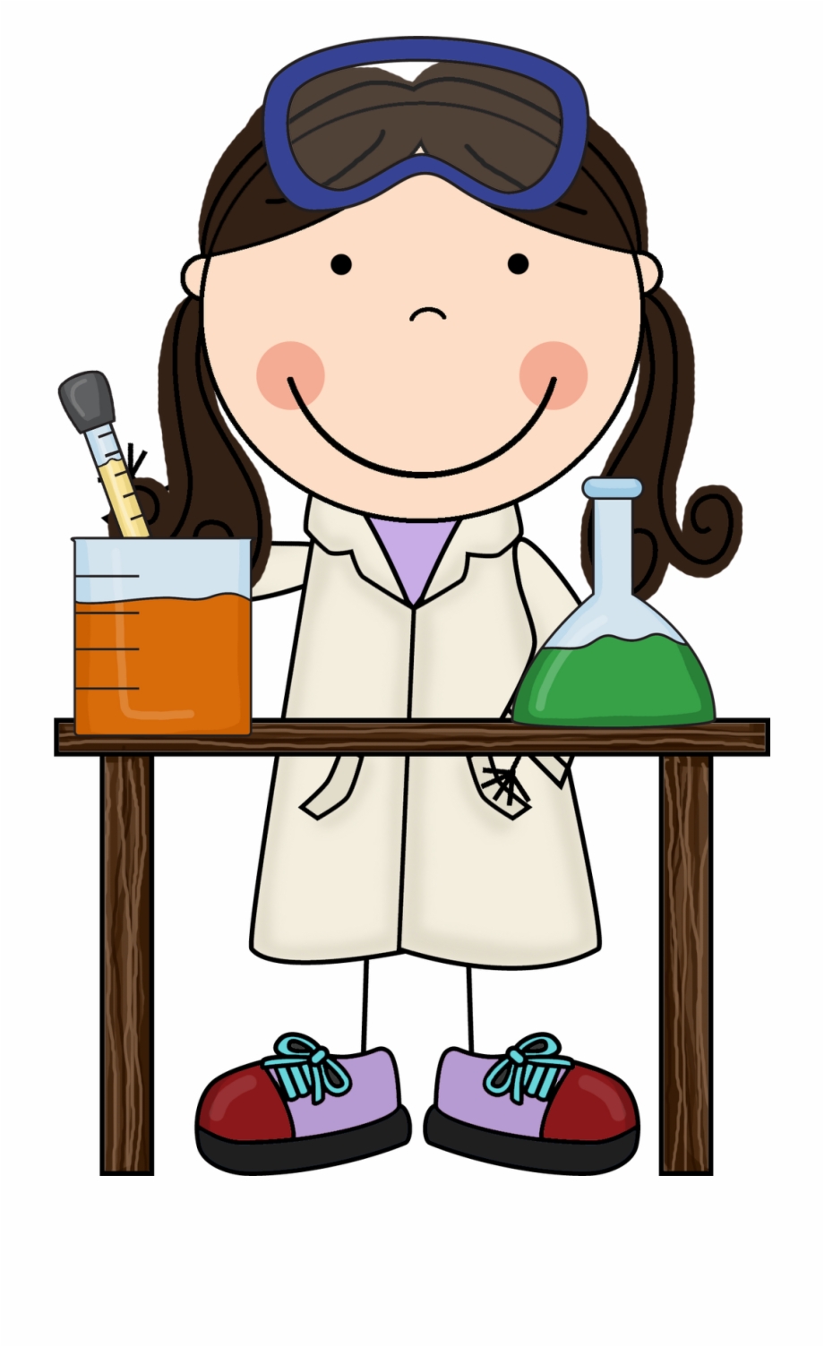 Dna Structure Clipart Science Conclusion Clip Art Girl