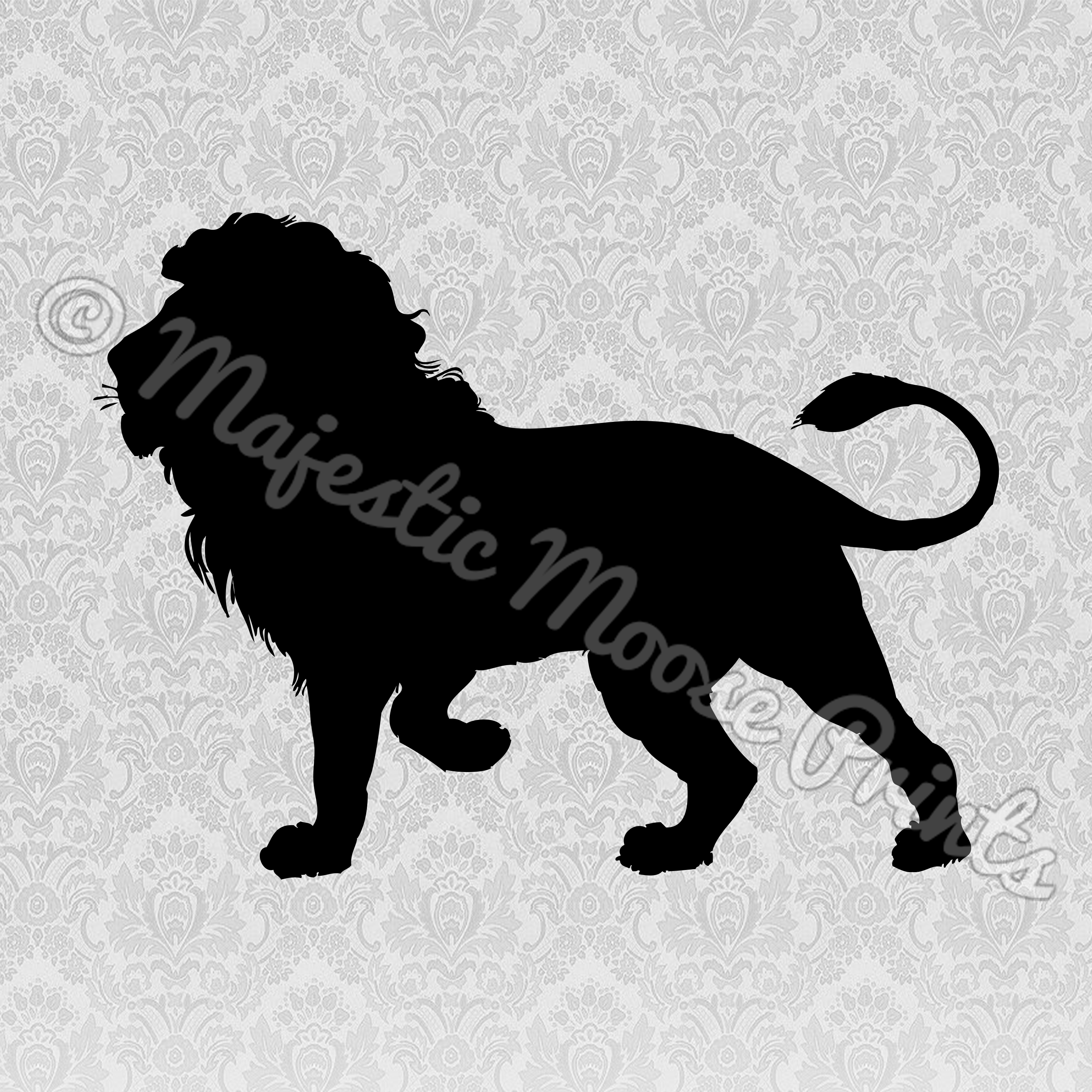 Roaring Lion Clip Art Black And White Png