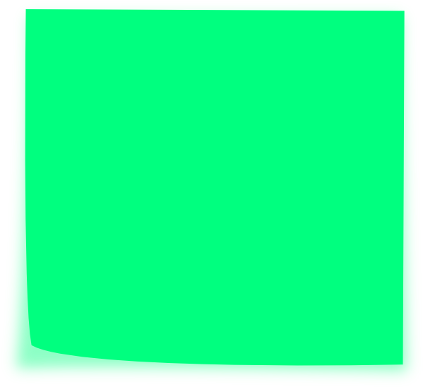 Green Sticky Note Png Png Download Green Sticky