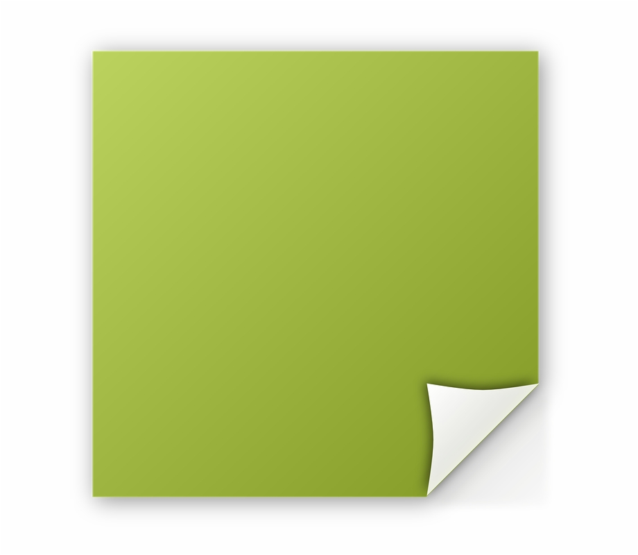 Gambar Note Png Green Transparent Post It Note