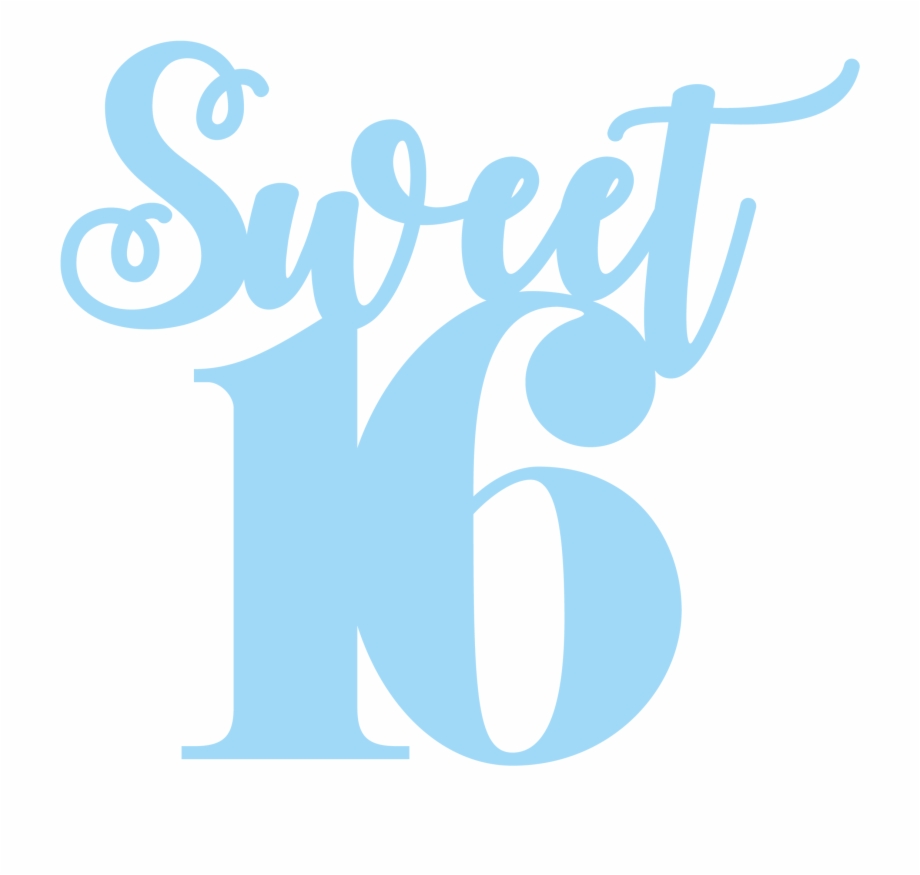 sweet 16 clip art