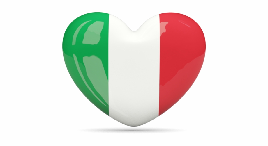 Italian Clipart Class Italian Italy Flag Heart