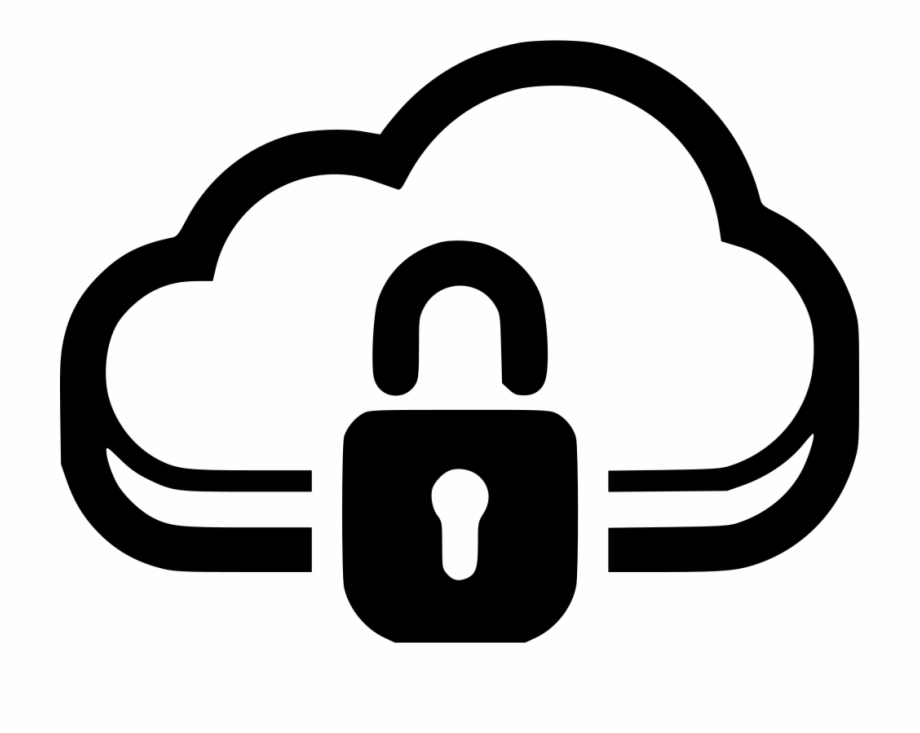 Jpg Black And White Stock Cloud Encrypted Connection